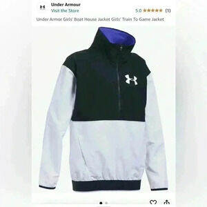 Girls Under Armor Boat House Jacket Girls' Train To Game Jacket size XL